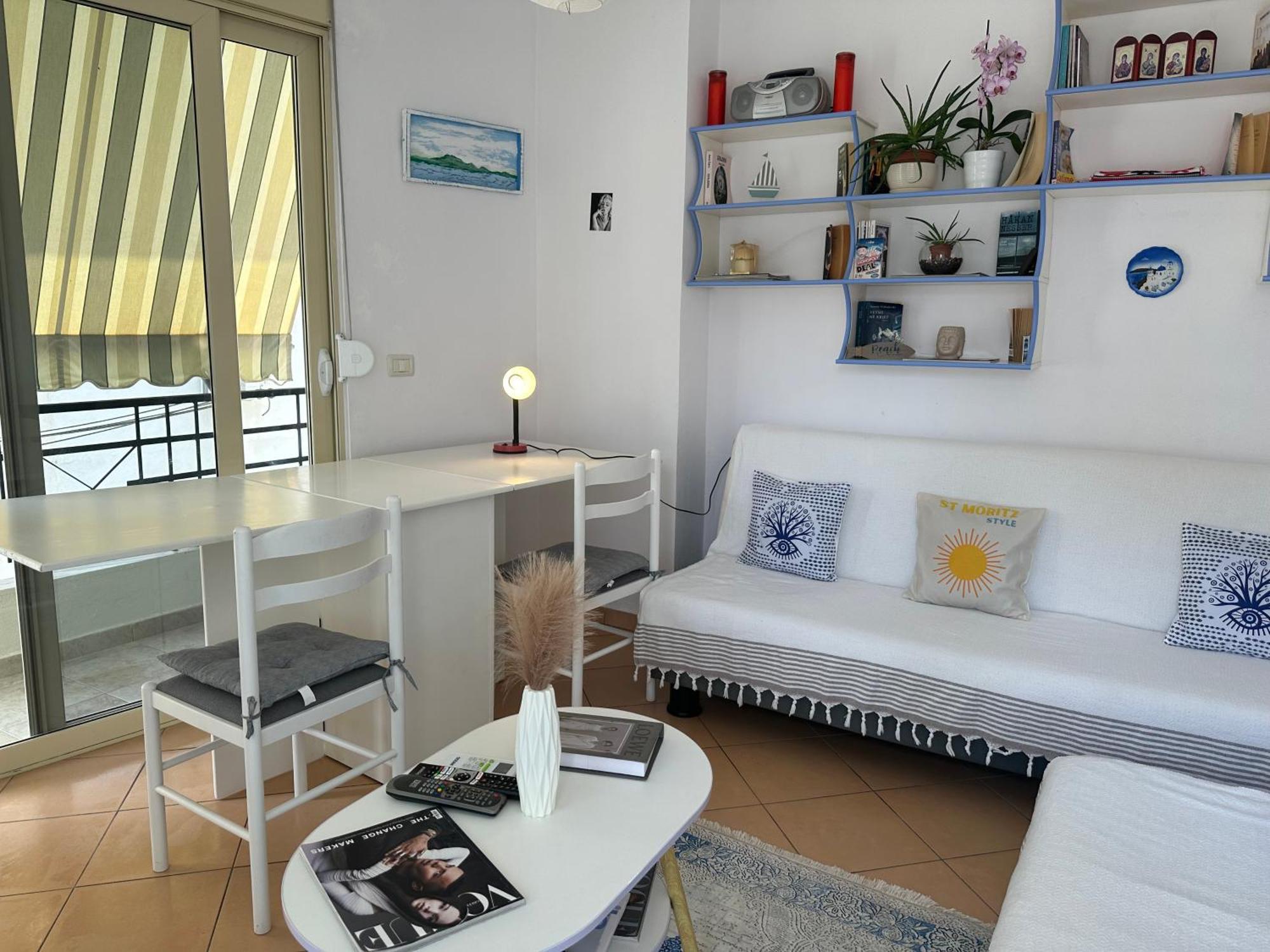 Kristi Apartment 2 Min To Sea Netflix & Espresso Station Sarande Bagian luar foto